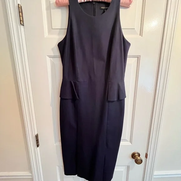 Banana Republic Dresses Banana Republic Navy Sheath Dress With